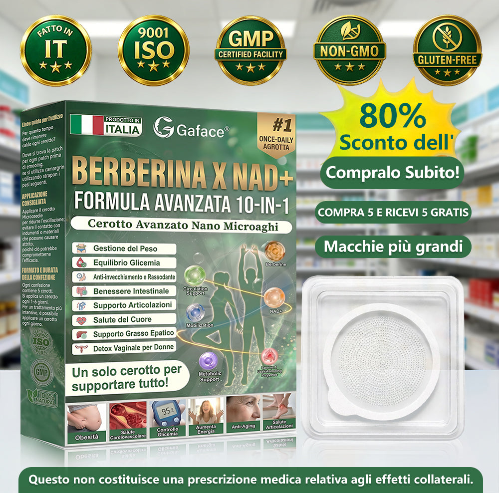 𝐍𝐞𝐠𝐨𝐳𝐢𝐨 𝐮𝐟𝐟𝐢𝐜𝐢𝐚𝐥𝐞 𝐢𝐭𝐚𝐥𝐢𝐚𝐧𝐨 | 🧑‍⚕️🩺 𝐆𝐚𝐟𝐚𝐜𝐞® 𝐁𝐄𝐑𝐁𝐄𝐑𝐈𝐍𝐀 𝐗 𝐍𝐀𝐃+𝐅𝐎𝐑𝐌𝐔𝐋𝐀 𝐀𝐕𝐀𝐍𝐙𝐀𝐓𝐀 𝟏𝟎-𝐈𝐍-𝟏 𝐂𝐞𝐫𝐨𝐭𝐭𝐨 𝐀𝐯𝐚𝐧𝐳𝐚𝐭𝐨 𝐍𝐚𝐧𝐨 𝐌𝐢𝐜𝐫𝐨𝐚𝐠𝐡𝐢 — 𝐔𝐧𝐚 𝐕𝐨𝐥𝐭𝐚 𝐀𝐥 𝐆𝐢𝐨𝐫𝐧𝐨, 𝐑𝐢𝐬𝐮𝐥𝐭𝐚𝐭𝐢 𝐕𝐢𝐬𝐢𝐛𝐢𝐥𝐢 𝐈𝐧 𝐒𝐨𝐥𝐢 𝟕 𝐆𝐢𝐨𝐫𝐧𝐢