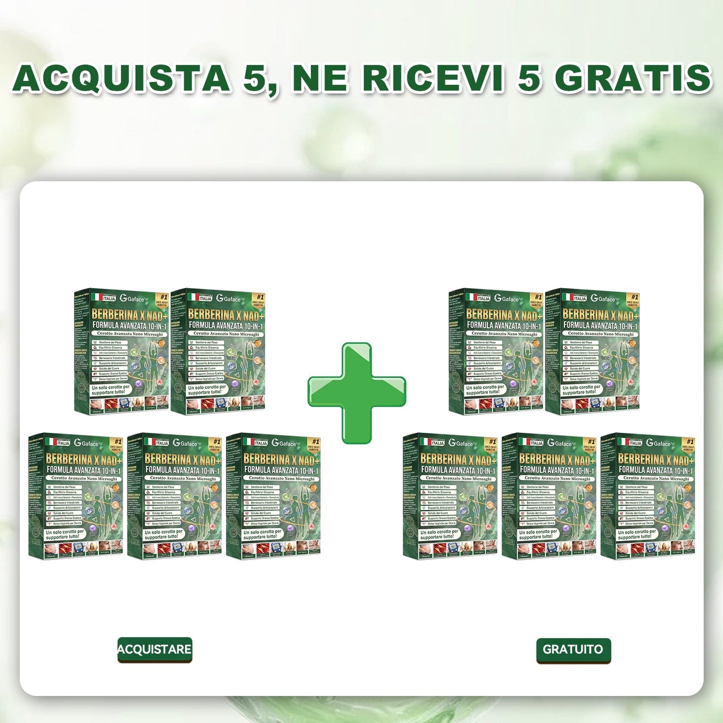𝐍𝐞𝐠𝐨𝐳𝐢𝐨 𝐮𝐟𝐟𝐢𝐜𝐢𝐚𝐥𝐞 𝐢𝐭𝐚𝐥𝐢𝐚𝐧𝐨 | 🧑‍⚕️🩺 𝐆𝐚𝐟𝐚𝐜𝐞® 𝐁𝐄𝐑𝐁𝐄𝐑𝐈𝐍𝐀 𝐗 𝐍𝐀𝐃+𝐅𝐎𝐑𝐌𝐔𝐋𝐀 𝐀𝐕𝐀𝐍𝐙𝐀𝐓𝐀 𝟏𝟎-𝐈𝐍-𝟏 𝐂𝐞𝐫𝐨𝐭𝐭𝐨 𝐀𝐯𝐚𝐧𝐳𝐚𝐭𝐨 𝐍𝐚𝐧𝐨 𝐌𝐢𝐜𝐫𝐨𝐚𝐠𝐡𝐢 — 𝐔𝐧𝐚 𝐕𝐨𝐥𝐭𝐚 𝐀𝐥 𝐆𝐢𝐨𝐫𝐧𝐨, 𝐑𝐢𝐬𝐮𝐥𝐭𝐚𝐭𝐢 𝐕𝐢𝐬𝐢𝐛𝐢𝐥𝐢 𝐈𝐧 𝐒𝐨𝐥𝐢 𝟕 𝐆𝐢𝐨𝐫𝐧𝐢