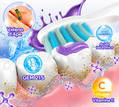 🔑💴GLIMMERLY® VioCore: dentifricio al veleno d'ape per il trattamento della gengivite e della parodontite