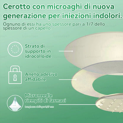 𝑁𝑒𝑔𝑜𝑧𝑖𝑜 𝑢𝑓𝑓𝑖𝑐𝑖𝑎𝑙𝑒 |𝑳𝒖𝒙𝒂𝒓𝒊𝒔𝒆®💖🍉 Moringa · Berberine × NAD+ 10-in-1 Advanced Nano Microneedle Patch II (Solo una volta al giorno, cambiamenti visibili in 7 giorni)